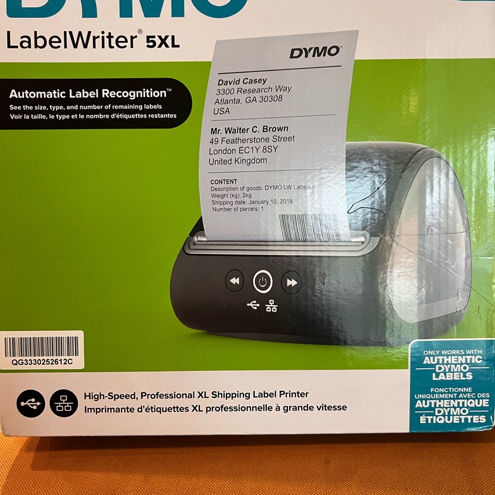 Dymo LabelWriter 5XL with Black Finish